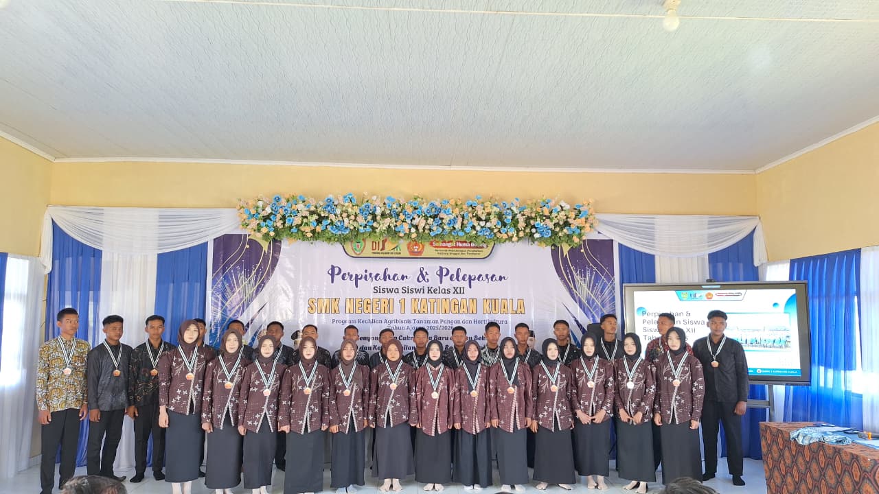Momen Penuh Haru, SMK Negeri 1 Katingan Kuala Gelar Pelepasan Siswa-Siswi Kelas XII Tahun 2026