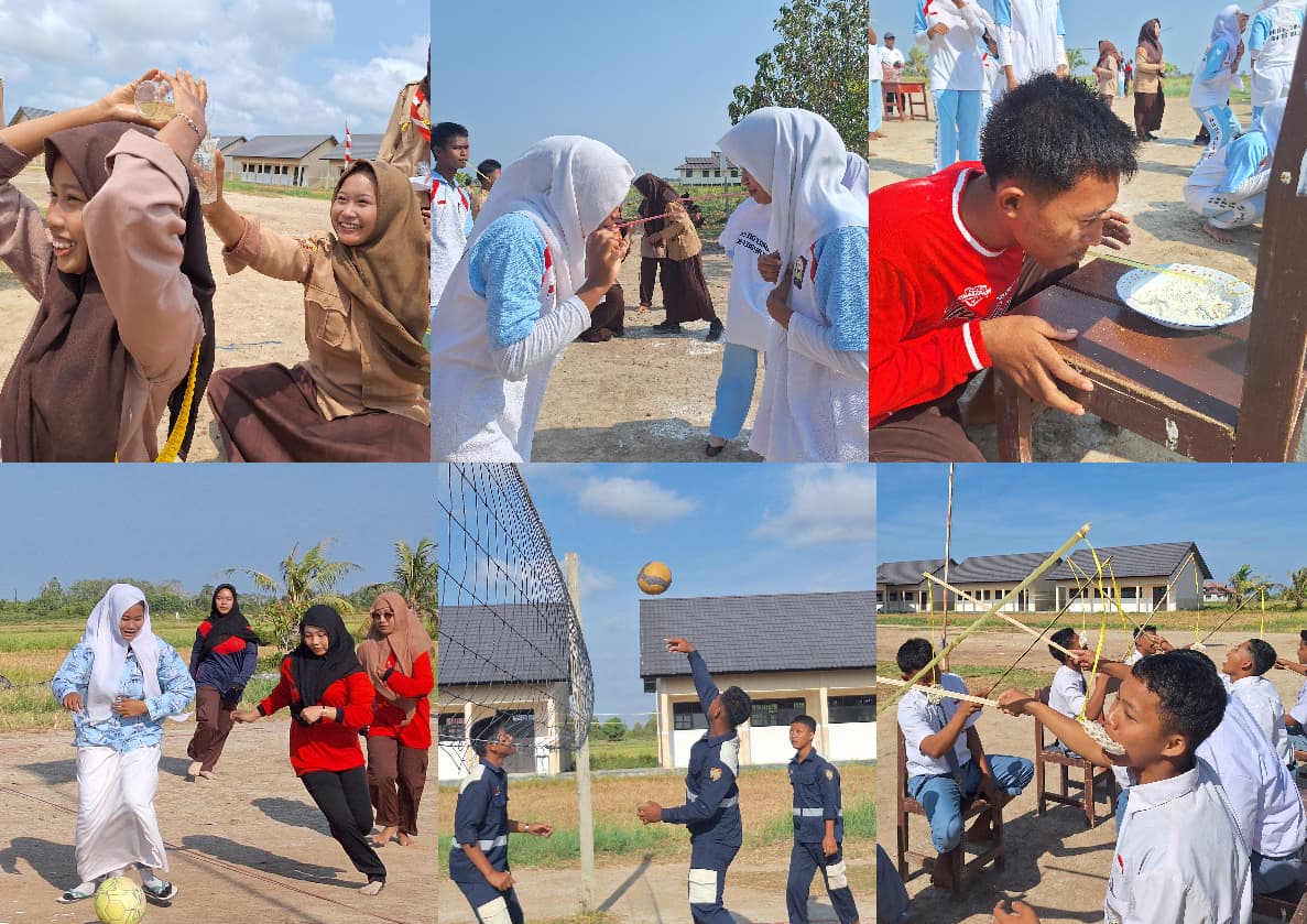 Meriahkan HUT ke-81 RI, SMKN 1 Katingan Kuala Gelar Rangkaian Lomba Seru dan Penuh Keakraban