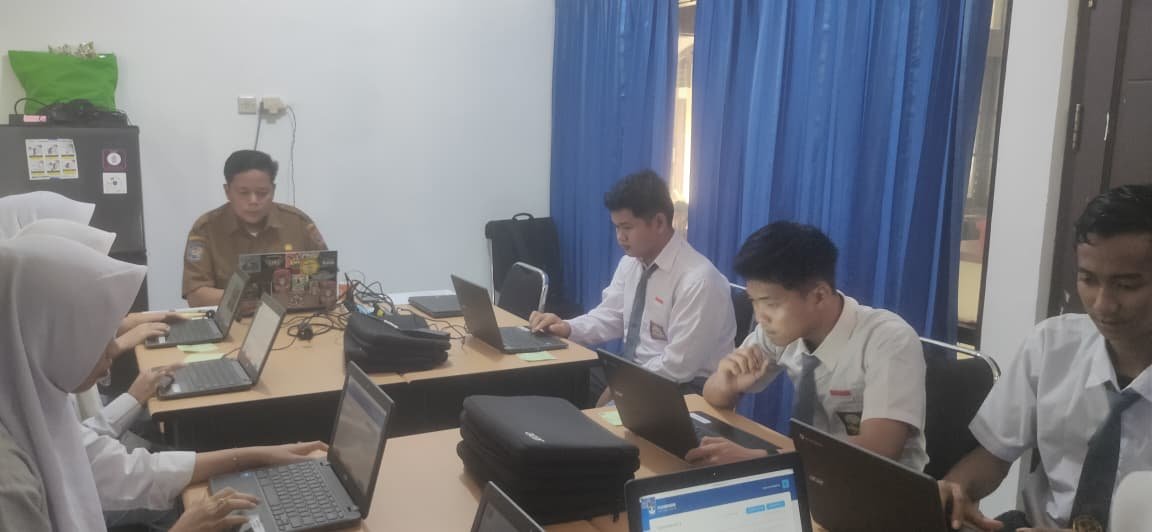 Rampungkan Gladi Bersih Gelombang 2, SMK Negeri 1 Katingan Kuala Siap Gelar TKA dan AN